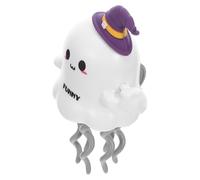 ZUNOXAZ Wind Up Dancing Octopus with Spooky Ghost Pumpkin Design Interactive Crawling Sea Animal Figurine Practical Joke Decor Lightweight Halloween Party Favor for Adults