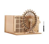 ZUNOXAZ Wood Model Assembly Musical Pen Holder Puzzle DIY Kit with Screws and Screwdriver Educational Logic Game for Adults Family Interactive Brain Teaser and Desk Decoration