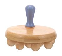 ZUNOXAZ Wooden Acupoint Massage Roller for Neck Shoulder Back Portable Handheld Deep Muscle Massager Tool for Home Use Natural Material Shiatsu Therapy and Muscle Relief