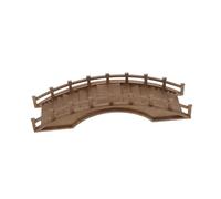 ZUNOXAZ Wooden Arch Bridge Figurine Ancient Chinese Design Micro Landscape Decor for Bonsai Moss Garden Fairy Garden Ornaments Zen Meditation Terrarium Craft