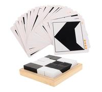 ZUNOXAZ Wooden Building Blocks Puzzle Board for Educational Family Activity Enhancing Creativity Logic and Interaction with Multiple for Unlimited Creative Combinations