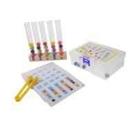 ZUNOXAZ Wooden Clip Beads for Color Learning Educational Fine Motor Skill Training with Tweezer and Test Tubes Portable Hand-eye Coordination Development Game for Interaction