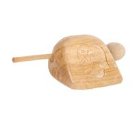 ZUNOXAZ Wooden Fish Temple Block Musical for Mallet Safe Solid Wood Percussion Instrument Fun Birthday Gift to Cultivate Music Interest and Parent Interaction
