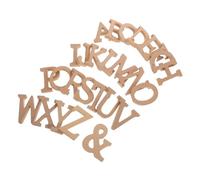 ZUNOXAZ Wooden Letter Ornaments for DIY Crafts Unfinished Alphabet Letters for Home Decor and Crafting Projects for Wall Art
