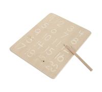 ZUNOXAZ Wooden Number Writing Board for Preschoolers Safe Non-toxic Material Montessori Educational for Number Recognition Tracing and Writing Practice to Enhance Memory and Learning