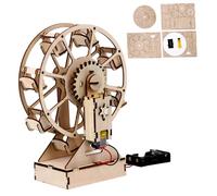 ZUNOXAZ Wooden Puzzle Ferris Wheel Model DIY Educational Craft for Creative Assembly Gift for Birthday Christmas Valentine's Day Decoration