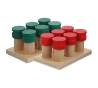 ZUNOXAZ Wooden Sensory Smell Box for Portable Montessori Educational for Sensory Development and Cognitive Learning Preschool Gift