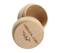 ZUNOXAZ Wooden Umbilical Cord Keepsake Box for Baby Boys Newborn Memory Organizer Small Storage Case Baby Shower