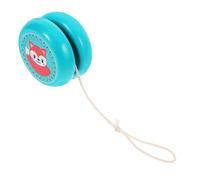 ZUNOXAZ Wooden Yo Yo Ball with Fox Animal Pattern for Smooth Spin Plaything to Hand Eye Coordination and Wrist Flexibility Portable for Boys