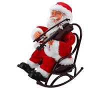 ZUNOXAZ Xmas Ornament Small Electric Santa Lovely Christmas Electric Santa Party Xmas Elements Cartoon Party Prank Funny