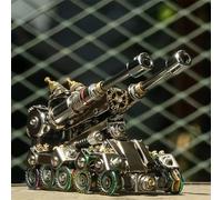 ZUNPINSPACE 3D Metal Model Kit Mechanical Tank 3D Metal Puzzle DIY Metal Assembly Kit 3D Metal Art Puzzle Metal Model Kit - High end Men's Gift