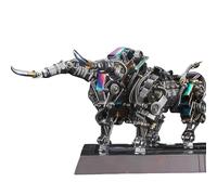 ZUNPINSPACE Adult 3D Metal Puzzles Bison Model Kit - Mechanical Bulls Building Blocks, Difficult DIY Assembly - High-End Gifts for Men