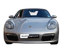 Zunsport Compatible With Boxster 987.1 - Outer Grille Set - Black finish (2005-2008)
