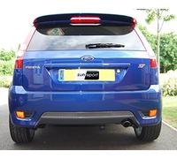 Zunsport Compatible With Fiesta ST MK6 - Rear Grille - Silver finish (2006 to 2008)