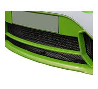 Zunsport Compatible With Ford Focus MK2 RS - Front Grille Set (With Locking Mechanism) - Black Finish (2008-2011)