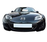 Zunsport Compatible With MX5 MK3.5 Convertible - Lower Grille - Black Finish (2009-2012)
