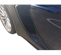 Zunsport Compatible With Porsche 718 Boxster S And Cayman S - Side Vents Grille Set - Black finish (2016 to 2019)