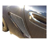 Zunsport Compatible With Porsche Boxster 987.1 And 987.2 - Side Vent Grille Set - Silver finish (2005-2012)