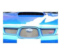 Zunsport Compatible With Subaru Impreza Hawkeye - Top Grille Set - Silver finish (2006 to 2007)