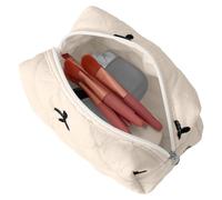 zuntsutock Aesthetic Travel Travel - Bow Cosmetic Bag, Cosmetic Bag with Bows, Pen Purst | The Organizing of Female Accessories Accessories, cream colored, se beskrivning, Unisex