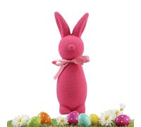 Zuntsutock Small Standing Rabbit Statyes Decorative - The idea of Easter Bunny, Easter Bunnies | With bow tie, spring table centerpiece, Decorations