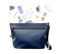 Zuntsutock Versatile Zipped Versatile Tote - Waterproof Storage Growth, Waterproof Handbag, Lightweight Casual Bag Water Resistant, Keep Your Valuables, Dark Blue, se beskrivning, Unisex