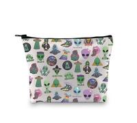 Zuo Bao Alien Cosmetic Bag Alien Lovers Gift Space Party Gift Space Planner Alien Themed Alien UFO Inspired Gift, ALIEN VISA