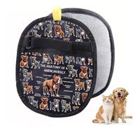 Zuo Bao American Bully Lovers Gifts The Anatomy of A American Bully Clever Minds Grooming Glove American Bully Veterinary Mom (American Bully)