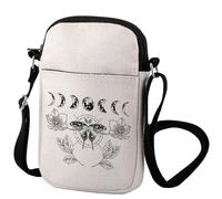 Zuo Bao Asexual Pride Crossbody Bag Celestial Luna Moth Rainbow Gay Pride Gay Pride Month Festival Subtle Demisexual (Butterfly-8)