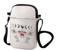Zuo Bao Asexual Pride Crossbody Bag Celestial Luna Moth Rainbow Gay Pride Gay Pride Month Festival Subtle Demisexual (Butterfly-4)