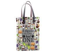 Zuo Bao Funny Dog Wine Lover Gift Wine Drinker Gift I've Only Had One Dog Mom Wine Lover Pet Wine Gift (Only Had One)