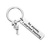 Zuo Bao Funny Frank Reynolds Keychain It's Always Sunny in Philadelphia TV Show Lover Gift So Anyway I Started Blasting Jewelry