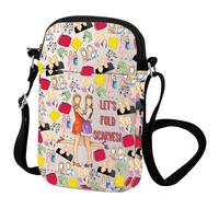 Zuo Bao Iconic Friendship Goals Cross body Bag Let's Fold Scarves Costume Party Gift Business Women Special Gay Icons (Fold Scarves)