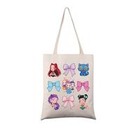 Zuo Bao Kpop Party Themed Tote Bag Kpop Band Lover Gift Blue Cat Anime Gift Anime Korean Fan (Cat Bow)