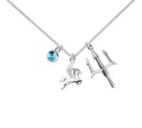 Zuo Bao Movie Inspired Necklace Heroes of Olympus Bracelet Camp Half Blood Brooch Pin, S, Metal, No Gemstone