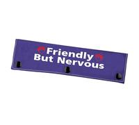 Zuo Bao Nervous Dog Leash Sleeve Friendly But Nervous Leash Wrap Social Distancing Gift (Friendly But Nervous)