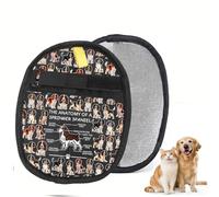 Zuo Bao Springer Spaniel Dog Lovers Gifts The Anatomy of A Springer Spaniel Grooming Glove Springer Spaniel Owner Gift (Springer Spaniel)