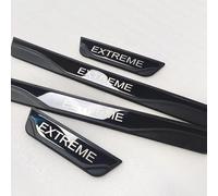 ZUOBYMBC 4 Pcs Stainless Steel Threshold Protective Film for Dacia Duster Extreme Spring,Car Kick Plates,Stainless Steel Car Door Sill Protector,Threshold Scuff Plate