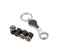 ZUOBYMBC 4 Pieces Tyre Valve Caps for Abarth 595 Abarth 500 Abarth 124,Car Tire Caps,Dust Caps for Car Tyres,Wheel Caps,Valve Caps Covers Replacement Accessories,Leak-Proof