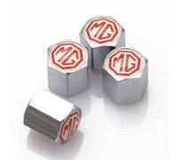 ZUOBYMBC 4 Pieces Tyre Valve Caps for MGb MG6 MG3 gt zr zs zt Midget Magnette,Car Tire Caps,Dust Caps for Car Tyres,Auto Wheel Tyre Dust Stems Cover with Logo Emblem,with Seal