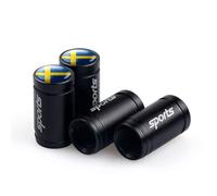 ZUOBYMBC 4 Pieces Tyre Valve Caps for Volvo V40-V70 S40 S60 S60L S70 S80 S90 XC40 XC60 XC70-XC90,Car Tire Caps,Dust Caps for Car Tyres,Wheel Caps,Valve Caps Covers Replacement Accessories,Leak-Proof