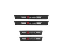 ZUOBYMBC 4Pcs Car Door Sill Protector for Citroen C1 C3 C4 Cactus C-Zero Berlingo Multispace, Carbon Fiber Car Door Threshold Sticker,Car Scuff Plate Door Sill Trim Welcome Pedal Car Accessories