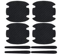 ZUOBYMBC 8PCS Car Door Handle Protectors for Audi A4 Avant (B8 8K) 2011-2015, Carbon Fiber Car Door Handle Bowl Sticker,Car Door Handle Paint Guard Cover,Anti-Scratch