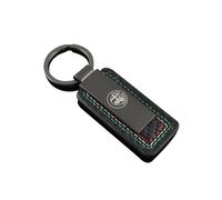 ZUOBYMBC Keyring for Car for Alfa Romeo Junior 2024+, Keychain Replacement for Car,Car Accessories,Keychain Gift,key ring replacement parts,car decoration,car gifts,Black-M