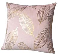 ZUODU Pink Cushion Cover Solid Velvet Cushion Matt Heavy Super Soft Velvet Decorative Cushion Cover Sofa Use Chair Use Square Cushion Cover 18x18 Inch 45x45cm (color-Pink)