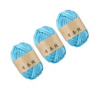 Zuoeay 3 Rolls Stretchy Knitting Cord 32.8Yard/Roll Polyester Braiding String For Sewing Weaving Decorations Craft Thread