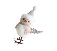 Zuoeay 3. Soft Bird Ornaments With Cozy Hat & Scarf Set Festive Winter Tree Decor For Holiday Season Christmas Tree Decorations