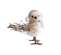 Zuoeay 3. Soft Bird Ornaments With Cozy Hat & Scarf Set Festive Winter Tree Decor For Holiday Season Christmas Tree Decorations