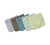 Zuoeay Additional 5 Pack Penetrable Infant Burp Cloths Ventilated Cotton Slobber Citations for Newborns Delicate Skin Spit Up Management Soothing Infant Burp Cloths