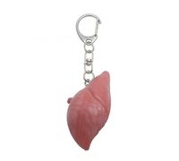 Zuoeay Artistics Alloy Keychain Depicting Human Organs A Thoughtful Gifts For Friend Experiencing Emotional Challenges Unique Organ Shaped Keychain